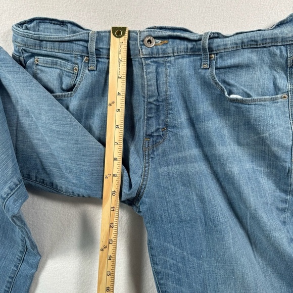 Levis 515 Bootcut Jeans Womens Size 14 Light Blue High Rise - Picture 11 of 15